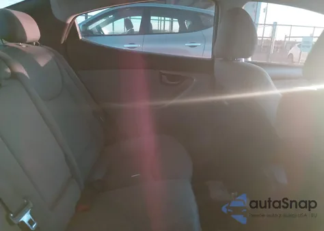 2013 Hyundai Elantra Gls from USA, damaged, VIN KMHDH4AE8DU556031